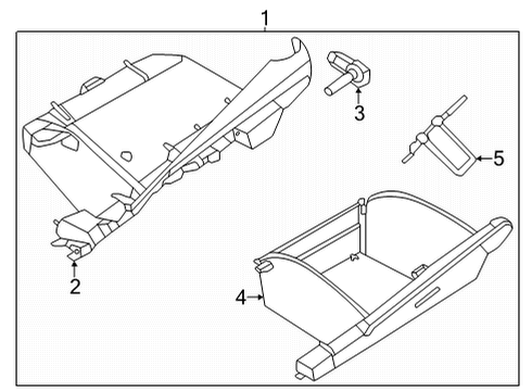 2022 Nissan Versa Glove Box Diagram