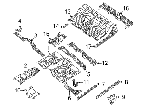 2022 Nissan Frontier Floor Diagram 2