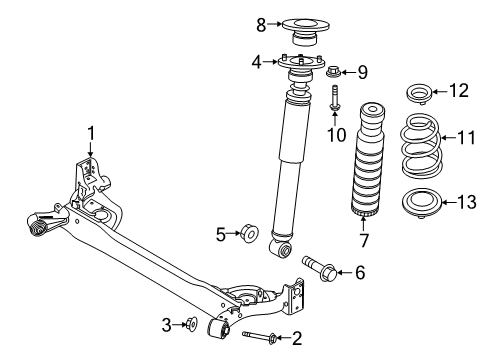 2021 Nissan Kicks Rear Suspension Diagram