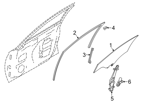 2022 Nissan Altima Rear Door Diagram 1