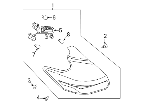 2021 Nissan Kicks Bulbs Diagram 3