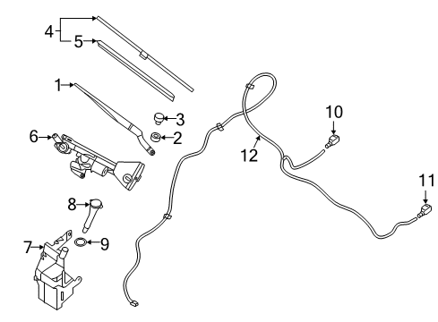 2020 Nissan Maxima Wipers Diagram 1