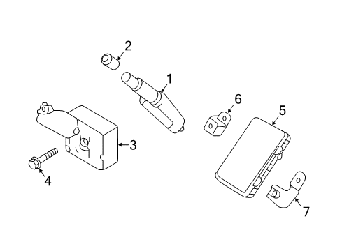 2021 Nissan Titan Tire Pressure Monitoring Diagram