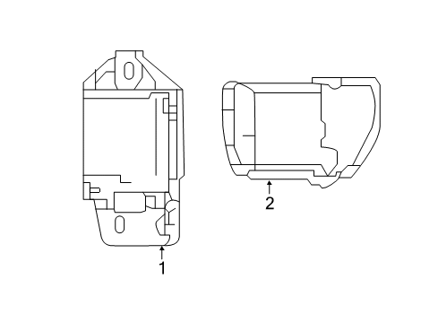 2021 Nissan Titan Lane Departure Warning Diagram 1