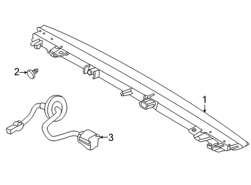 2022 Nissan Pathfinder Harness-Sub Diagram for 24167-3JA6A