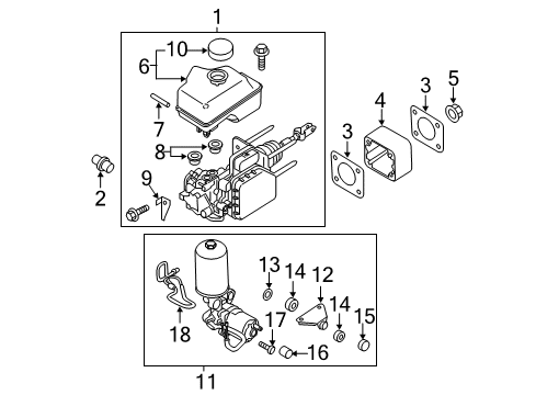 2021 Nissan NV 3500 Anti-Lock Brakes Diagram 1