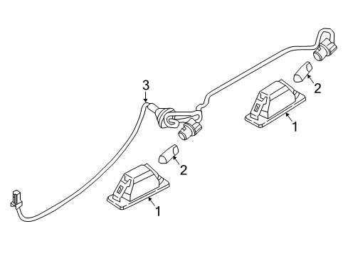 2020 Nissan Armada Bulbs Diagram 3