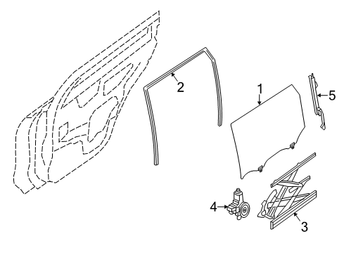 2020 Nissan Rogue Rear Door Diagram 2