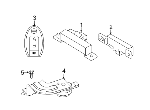 2020 Nissan Rogue Electrical Components Diagram 2