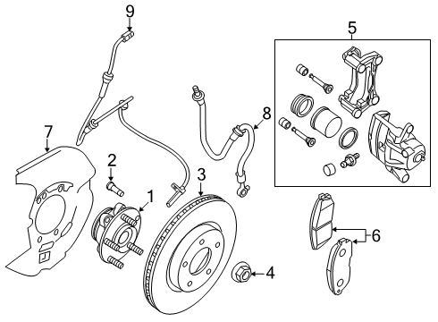 2022 Nissan Altima Anti-Lock Brakes Diagram 2