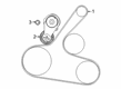 Diagram for Nissan Altima Timing Belt Tensioner - 11955-6CA0B