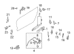 Diagram for Nissan Door Check - 80431-KB50B