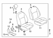 Diagram for 2023 Nissan Kicks Seat Cover - 87320-5R02A