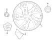 Diagram for Nissan ARIYA Wheel Cover - 40315-5MP1C