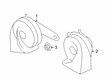 Diagram for 2023 Nissan Kicks Horn - 25620-5R02A