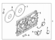 Diagram for Nissan Rogue A/C Condenser Fan - 21481-6RA0A