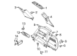 Diagram for 2024 Nissan Pathfinder Cup Holder - 84956-6TA0A