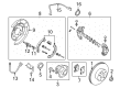 Diagram for 2020 Nissan Sentra Spindle Nut - 40262-4GA0D