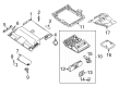 Diagram for 2024 Nissan Frontier Sun Visor - 96401-9BV1B