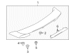 Diagram for 2024 Nissan GT-R Spoiler - 96030-6HW2C