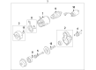 Diagram for Nissan NV Starter Motor - 2330M-EN22BRW