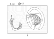 Diagram for Nissan GT-R Steering Wheel - 48430-6HT0A