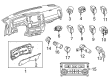 Diagram for Nissan NV Instrument Cluster - 24810-1PD4E