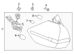 Diagram for Nissan Rogue Back Up Light - 26555-6FL0C