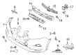 Diagram for 2020 Nissan Rogue Sport Bumper - 62022-6MR0H