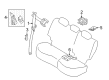 Diagram for Nissan Murano Seat Belt - 86885-9UF8A