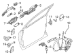 Diagram for 2023 Nissan Armada Door Handle - 80640-1LA0D