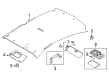 Diagram for 2023 Nissan Versa Sun Visor - 96401-5EE0A