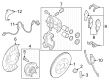 Diagram for 2023 Nissan Frontier Brake Pad Set - D1060-9BT0C