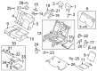 Diagram for 2023 Nissan Armada Seat Cushion - 88361-6JL0A