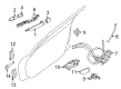 Diagram for Nissan Maxima Door Lock - 80501-4RA1E