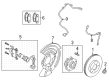 Diagram for Nissan Rogue Brake Caliper - 41011-6RR0A