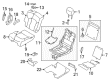 Diagram for 2023 Nissan Armada Seat Cover - 88377-6JL0A