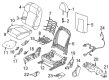 Diagram for 2024 Nissan Pathfinder Seat Cushion - 87312-6TA0A