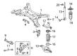 Diagram for Nissan Pathfinder Rear Crossmember - 55400-3JA2A