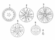 Diagram for 2023 Nissan Altima Wheel Cover - 40315-9HF0A