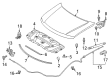 Diagram for 2023 Nissan Armada Lift Support - 65471-6JF0A