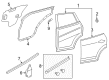 Diagram for Nissan Rogue Sport Door Seal - 82838-6MA0B