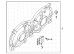 Diagram for 2024 Nissan Pathfinder A/C Condenser Fan - 62382-6TA0B