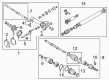 Diagram for Nissan Drive Shaft - 37300-9BT1A