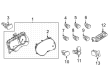 Diagram for Nissan Versa Speedometer - 24810-5EE2A