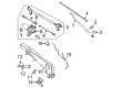 Diagram for 2024 Nissan Frontier Windshield Washer Nozzle - 28932-9BU0A