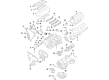 Diagram for 2022 Nissan Murano Motor And Transmission Mount - 11320-5AE0C