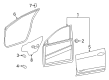 Diagram for 2020 Nissan Rogue Door Seal - 80831-7FL0A