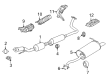 Diagram for Nissan Tail Pipe - 20100-5EE6A