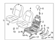 Diagram for 2023 Nissan Kicks Seat Cover - 87370-5R08B